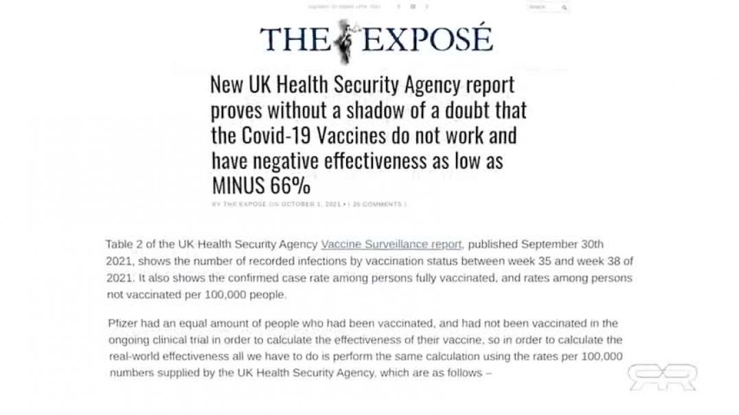 Gov. Report Shows They're Injecting A Bioweapon