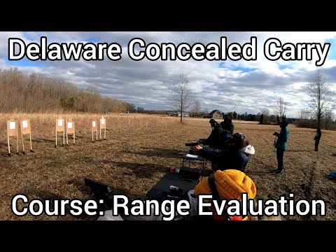 A clip from the range portion of yesterday's concealed carry course - grip - trigger press -