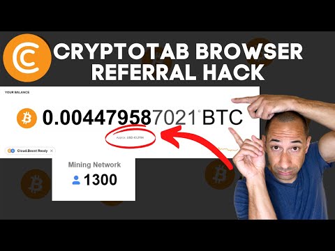 CRYPTOTAB BROWSER FREE REFERRAL HACK 2020 | 1000 REFERRALS FAST | CRYPTOTAB BROWSER PAYMENT PROOF