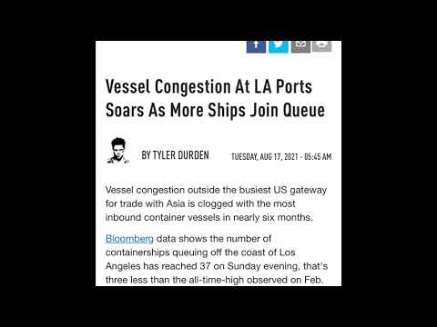 Major Ports Congested/UK Chicken Shortage #portland #oregon #texas #templetx #enterprise
