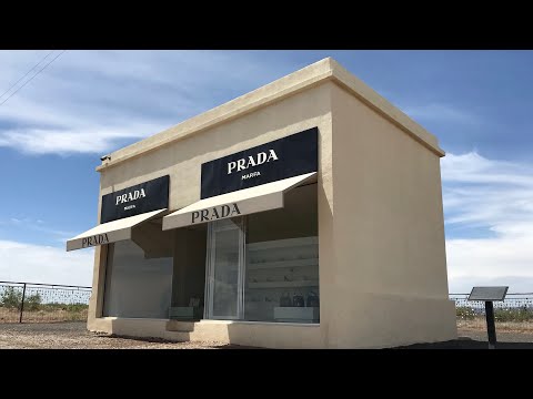 Prada Store in the desert ? ? thousands in merchandise ? Exploration