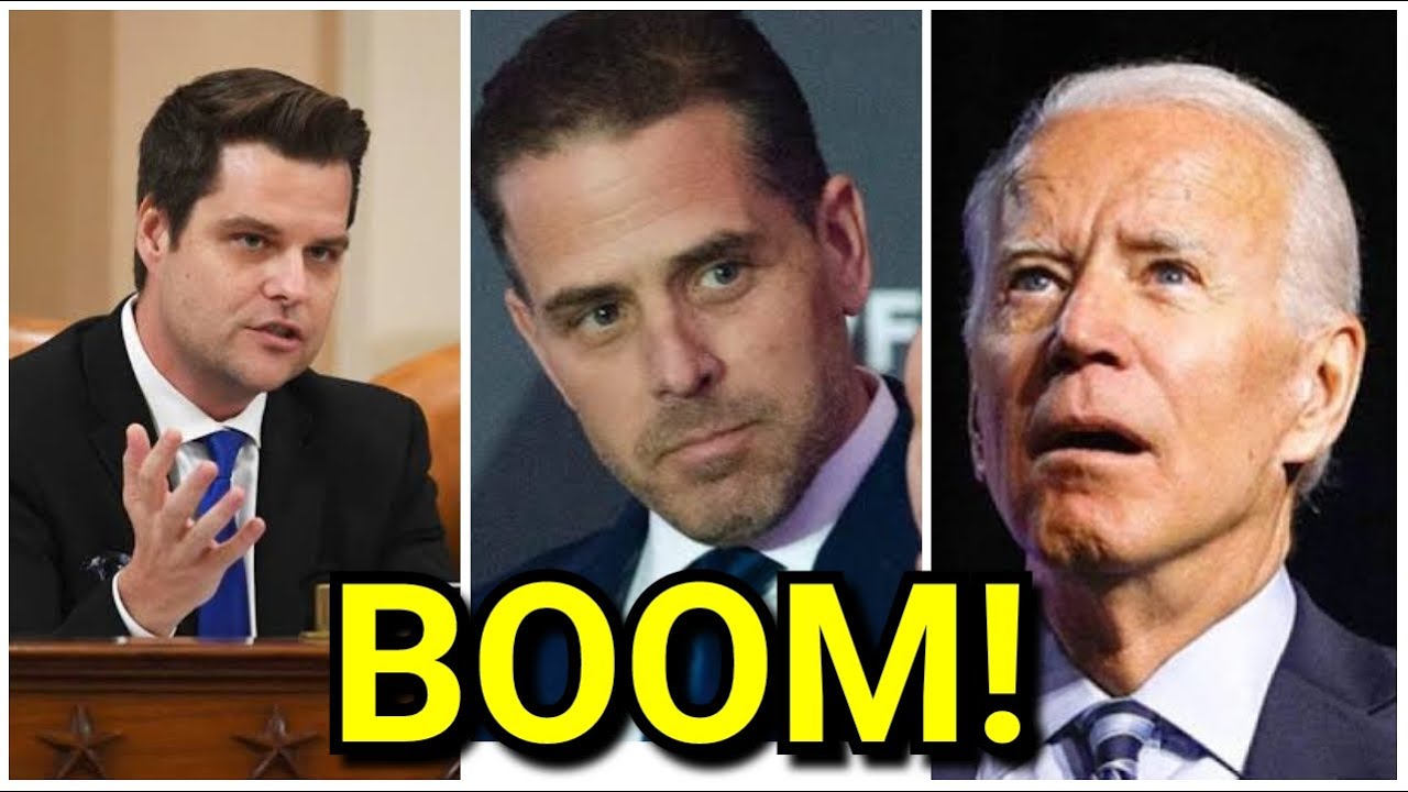 "Hunter Biden To Jail, President Biden implicated" - Matt Gaetz DESTROY Biden and DUMB FBI