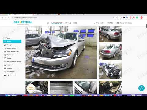 CarVertical Only Way to Avoid SCAMS! Check used cars via VIN number for original kilometers, damage 