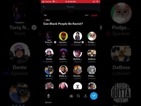 Tariq Nasheed on TWITTER SPACES 11/29/21 | “Can Blk People Be R?️CIST?”