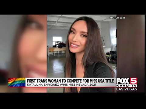 1st TRANS WOMEN TO WIN MISS NEVADA : KATALUNA ENRIQUEZ  / NEXT THE MS . AMERICA PAGEANT