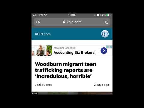 Child Trafficking Reports From Woodburn, Oregon To Enterprise, Alabama Of Migrant Teens