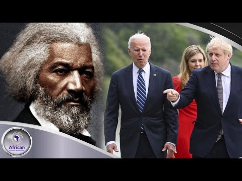 Boris Johnson Gave Jim Crow Joe A Picture Of Frederick Douglass As "Gift"