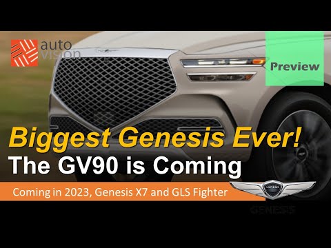 Genesis GV90 is the Biggest SUV from Genesis!  New Genesis SUV Coming in 2023!  GV60 GV70 GV80 GV90