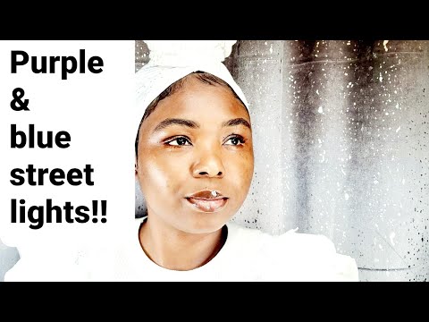 MODERN DAY W!CKED PHARAOHS SETTING UP BLUE AND PURPLE STREET LIGHTS WHY?**MUST WATCH AND SHARE**