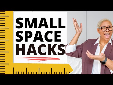 7 Ways to Make a Small Space Feel Bigger | EASY Space Saving Design Hacks