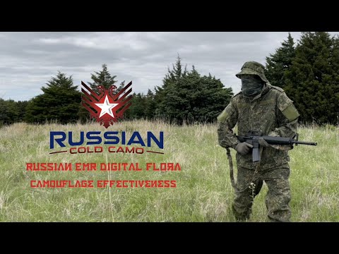 Camouflage Effectiveness of the Russian EMR Digital Flora pattern. Layer 5 Demi-Season Suit.