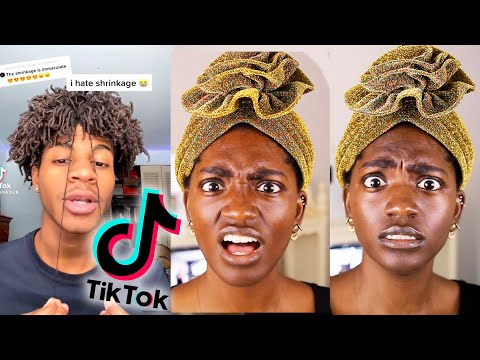 ⁣NATURAL TIK TOK STRIKES AGAIN. | Reacting to 4C Hair TikToks