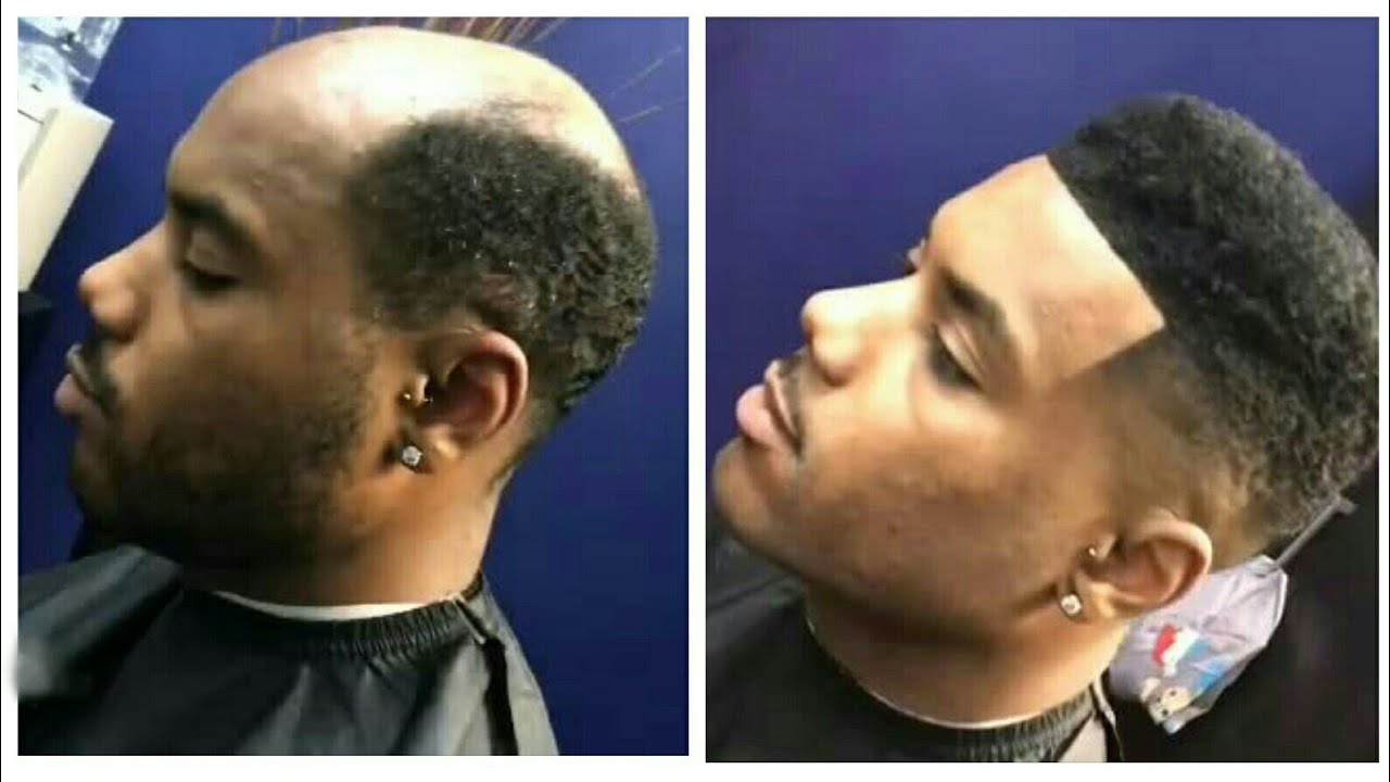 Man Weave Transformation Cut By Rick Faison Afro Haircut WOW!!!