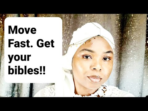 URGENTLY GET A COPY OF THE BIBLE IN YOUR HOME. MOVE FAST AND QUICKLY!! **MUST WATCH/SHARE**