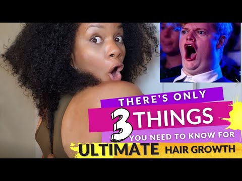 There's only "3 THINGS" You NEED TO KNOW to Grow your Natural Hair!